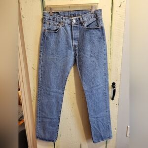 31x32 Levi's Men's Straight Blue Jeans